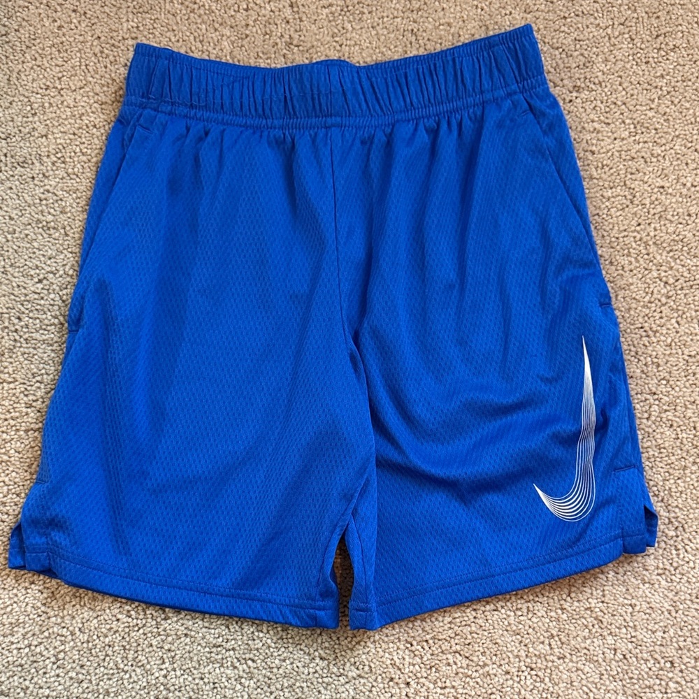 Lot of Nike and UA Kids Shorts Set - Purple, Black, Blue Size Youth Small - Picture 4 of 7